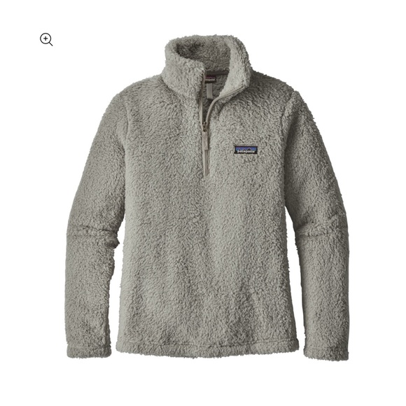 Patagonia Tops - Patagonia Women’s Los Gatos 1/4 Zip Salt Grey Fleece Pullover Sweatshirt
